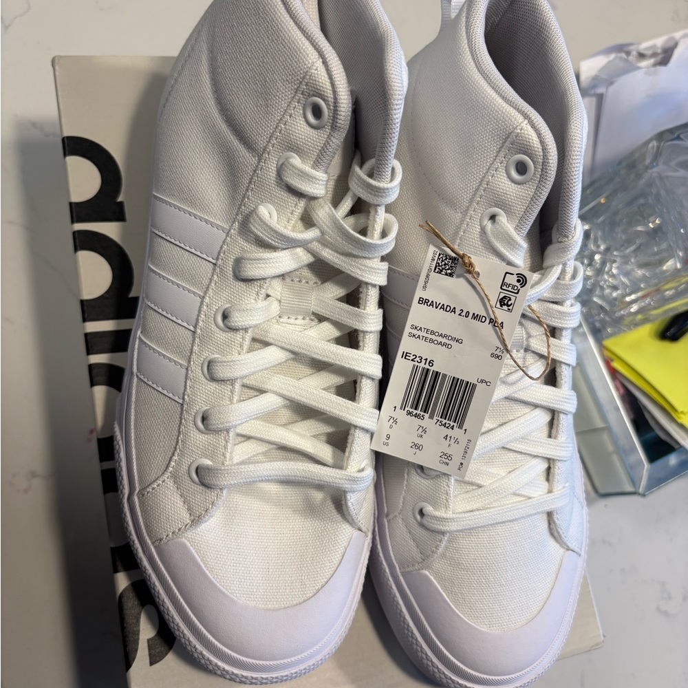 Adidas White Classic Sneakers